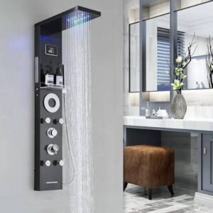 Shower Panel With Display